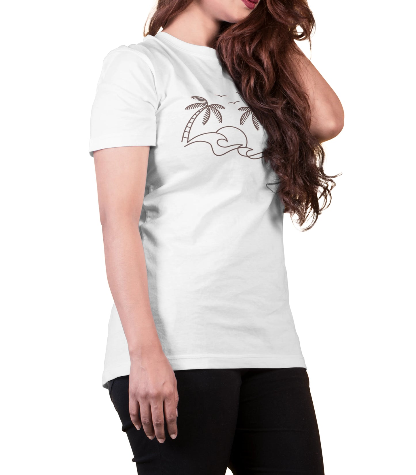 T-Shirt Tropique Linéaire | Unisexe