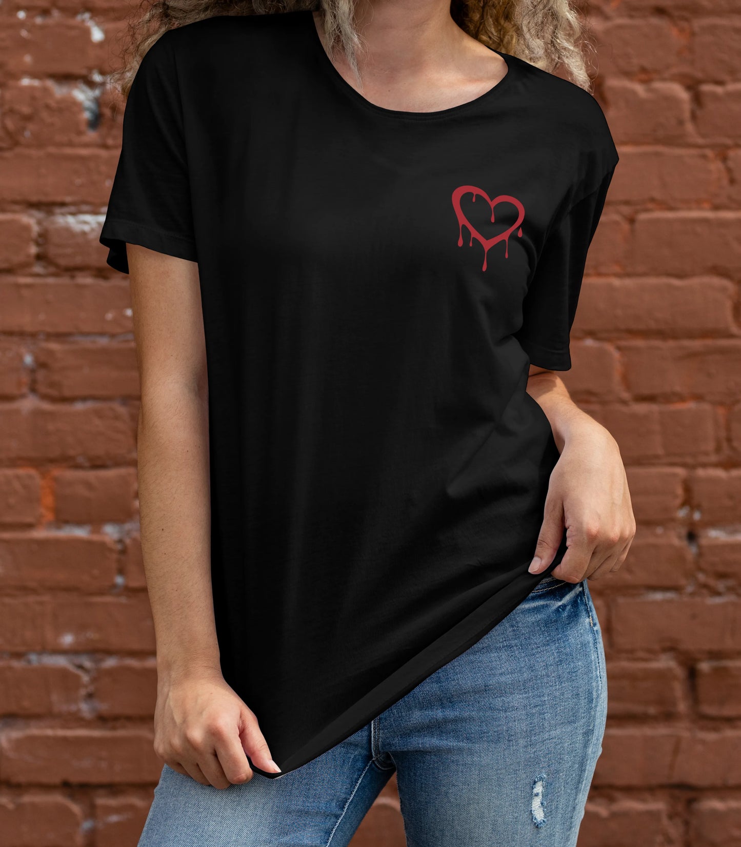 T-Shirt Cœur Coulant | Unisexe