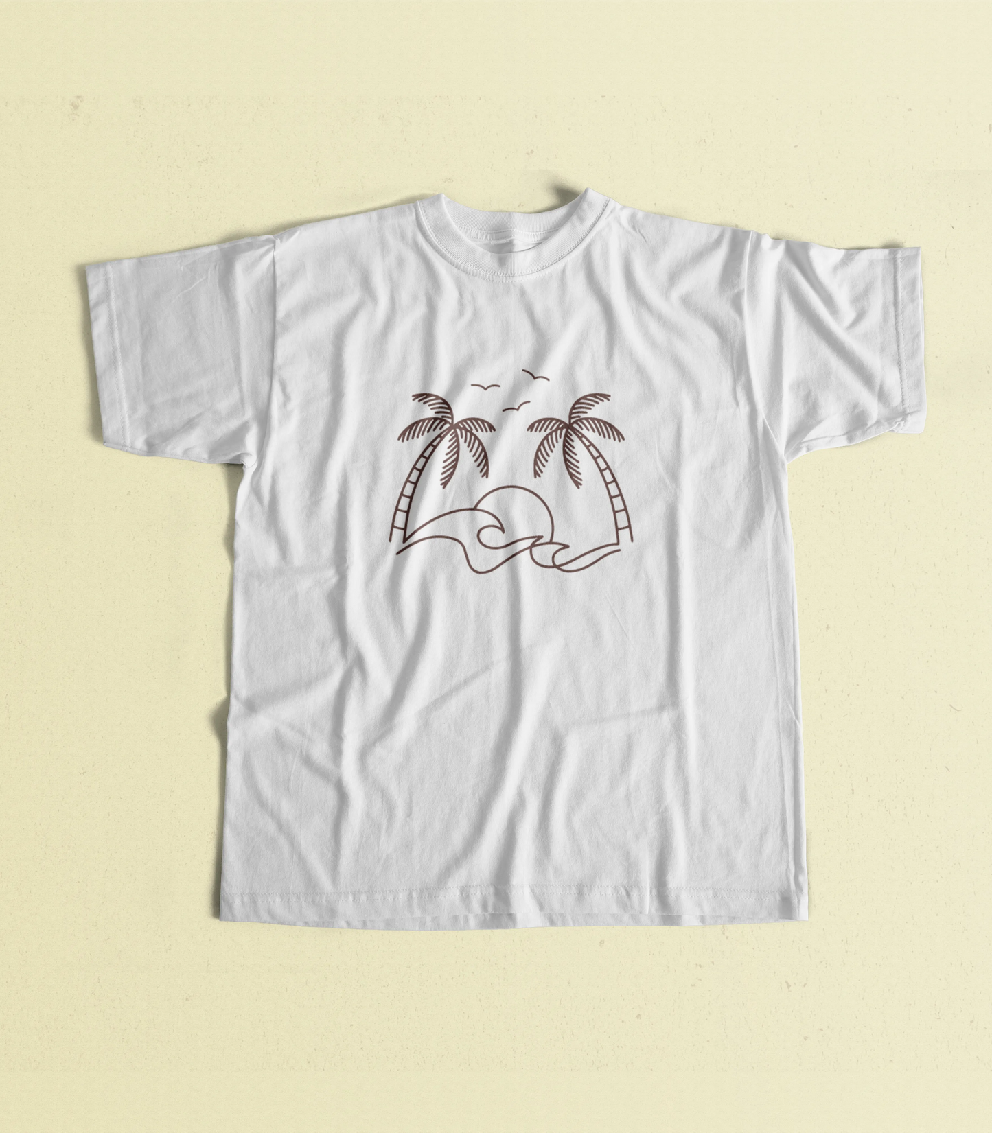 T-Shirt Tropique Linéaire | Unisexe